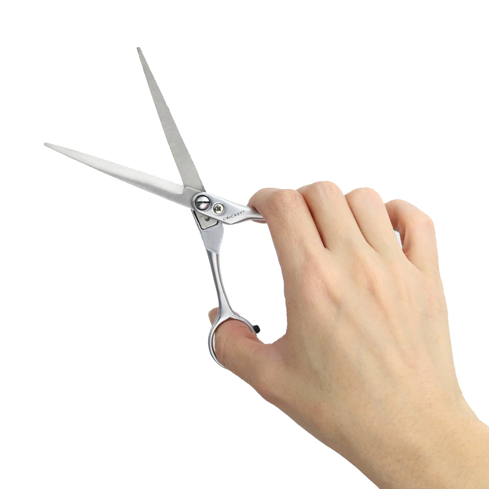 Professional Cricket Route 66 Barber Hair Cutting Shears - Stainless Steel Hair Scissors for Precision Styling & Trimming - Perfect for Salon, Home Haircuts & Beard Grooming