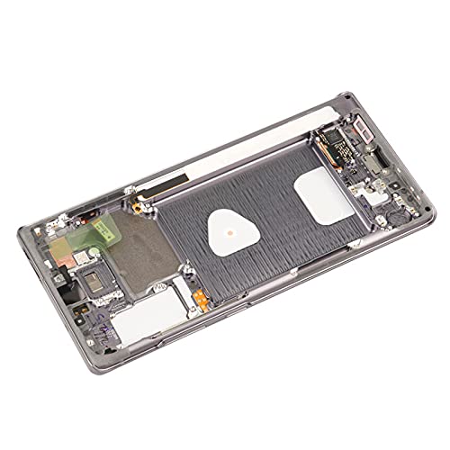 Samsung Galaxy Note 20 5G AMOLED Screen Replacement with Frame (6.7 Inch, Black) - Compatible with SM-N981/N981U/N981A/N981W Models | LCD Display & Digitizer Touch Screen Assembly | Perfect for Cracked or Damaged Screen Repair