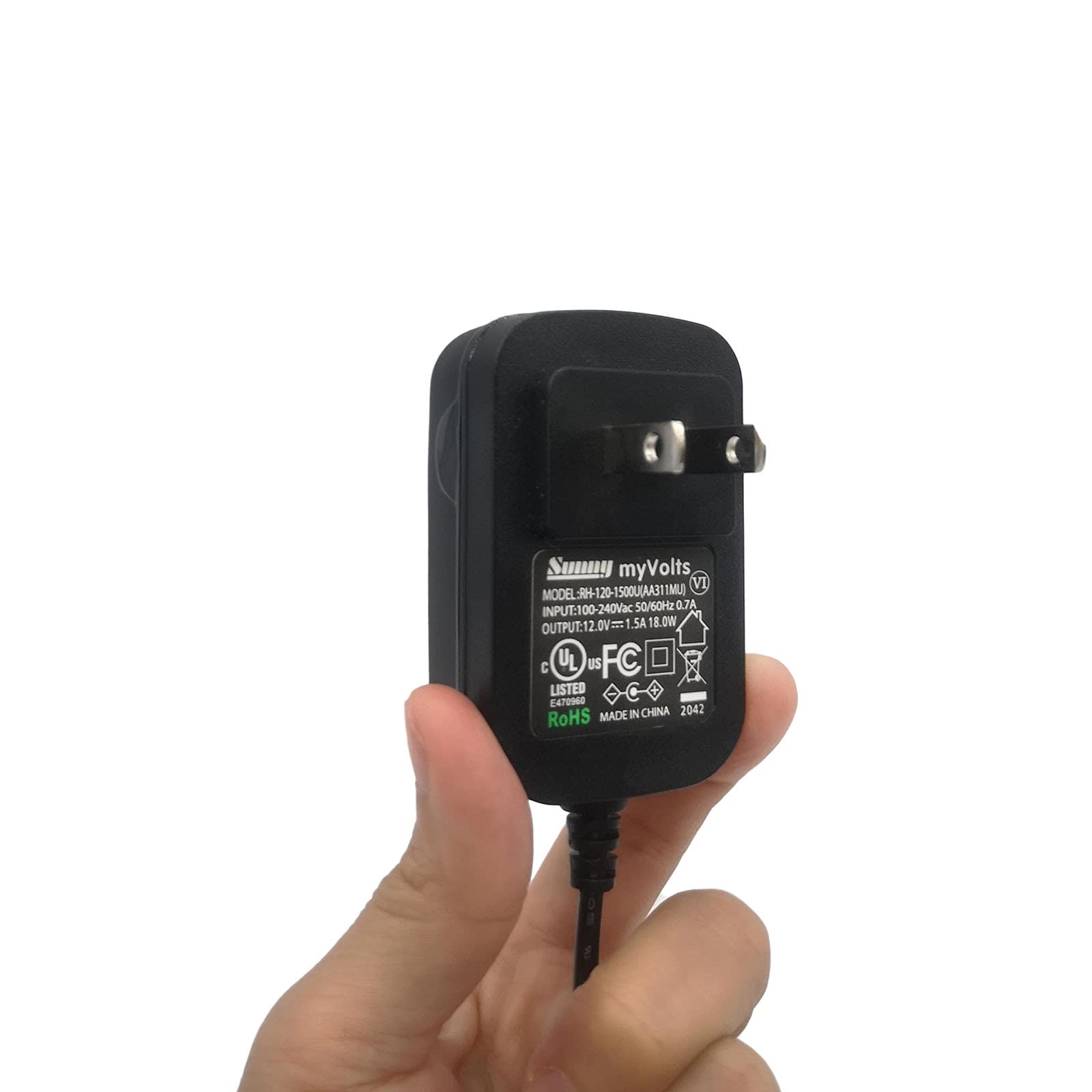 12V Power Adapter for Brother PT-18R Label Printer | Replacement Power Supply | US Plug | Perfect for Office, Home & Retail Label Printing