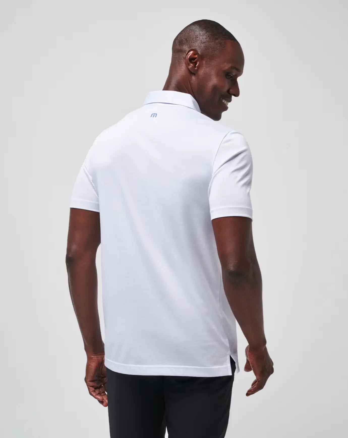 TravisMathew Ocean Time Performance Polo Shirt for Men - Moisture-Wicking, UV Protection & Breathable Fabric - Perfect for Golf, Travel & Casual Wear