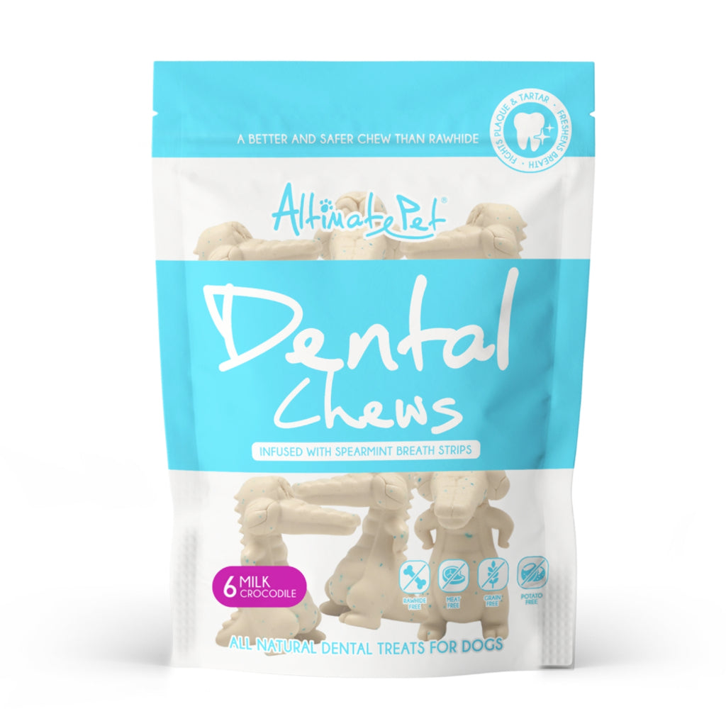 Altimate Pet Dog Dental Chew 150g - Natural Milk Mint Cranberry Flavor Dental Treats for Dogs | Fights Plaque & Tartar | Healthy Teeth & Fresh Breath | Perfect for Daily Oral Care & Training Rewards