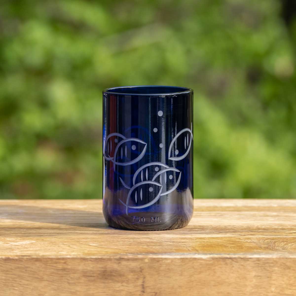 Blue Fish 14oz Recycled Tumbler Set of 4 - Eco-Friendly Stainless Steel Cups for Coffee, Tea & Cold Drinks - Perfect for Home, Office, Camping & Outdoor Use