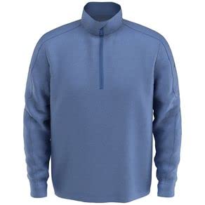 Callaway Men's Midweight Waffle Knit Fleece 1/4 Zip Golf Sweater - Warm & Comfortable Pullover for Golfing, Casual Wear & Outdoor Activities