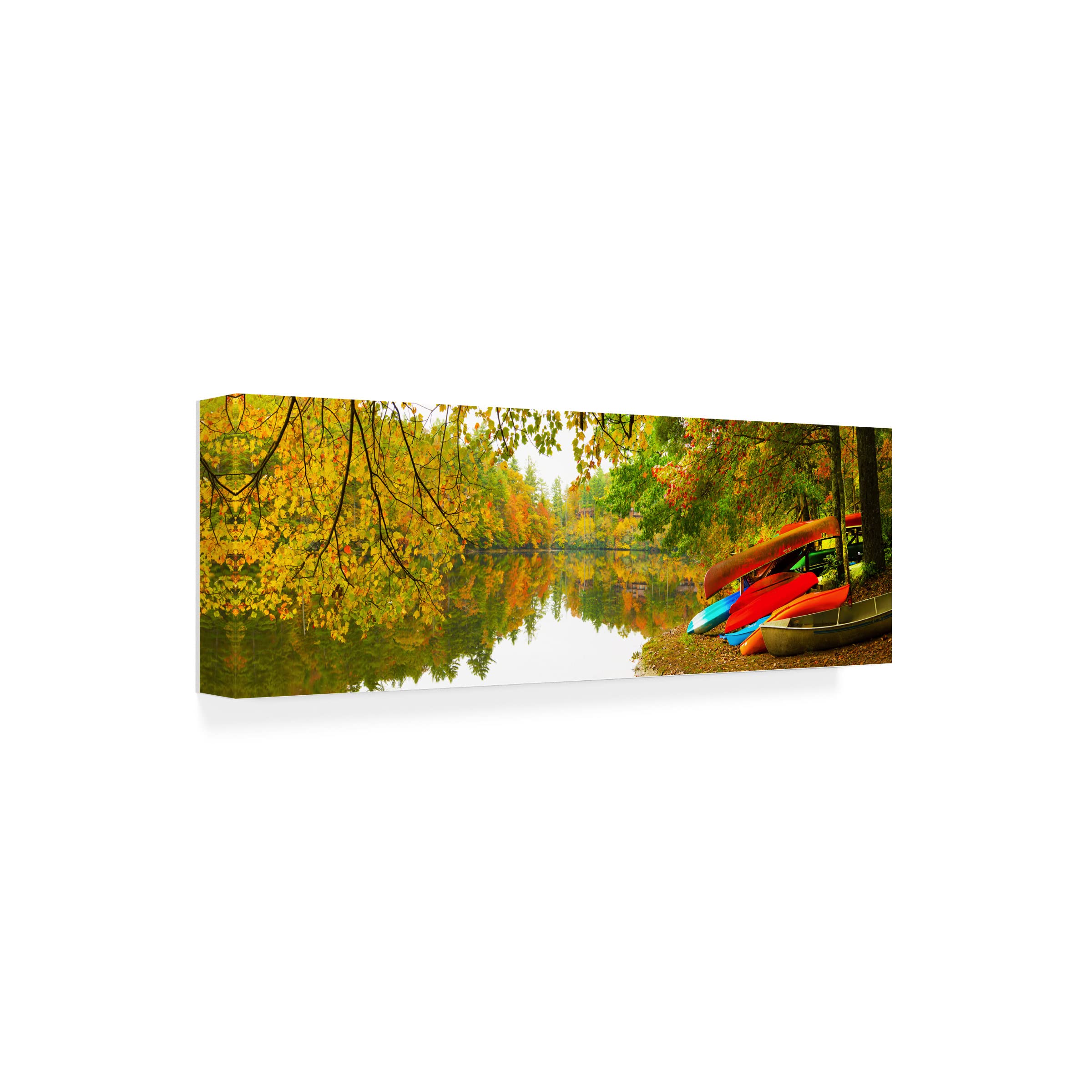 Jack Reed 'Autumn Fleet' Canvas Wall Art Print - Landscape Oil Painting Reproduction - Perfect for Living Room, Bedroom & Office Decor