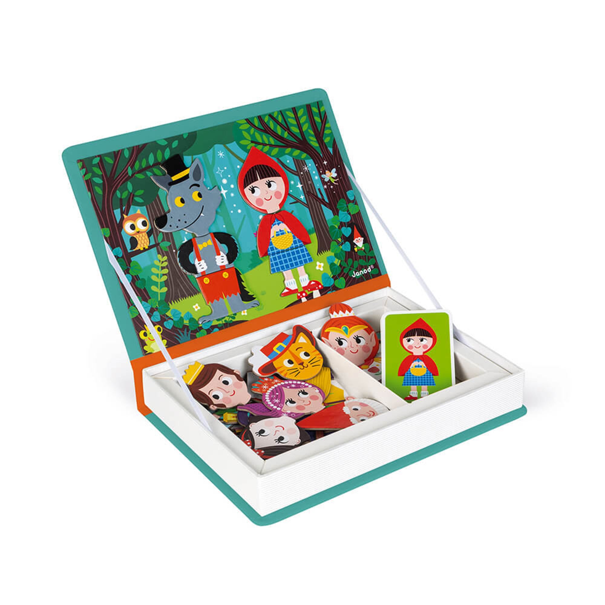 Magnetic Book for Kids - Fairy Tales Story Set | Interactive Learning Toy for Children | Perfect for Travel, Home & Classroom Activities
