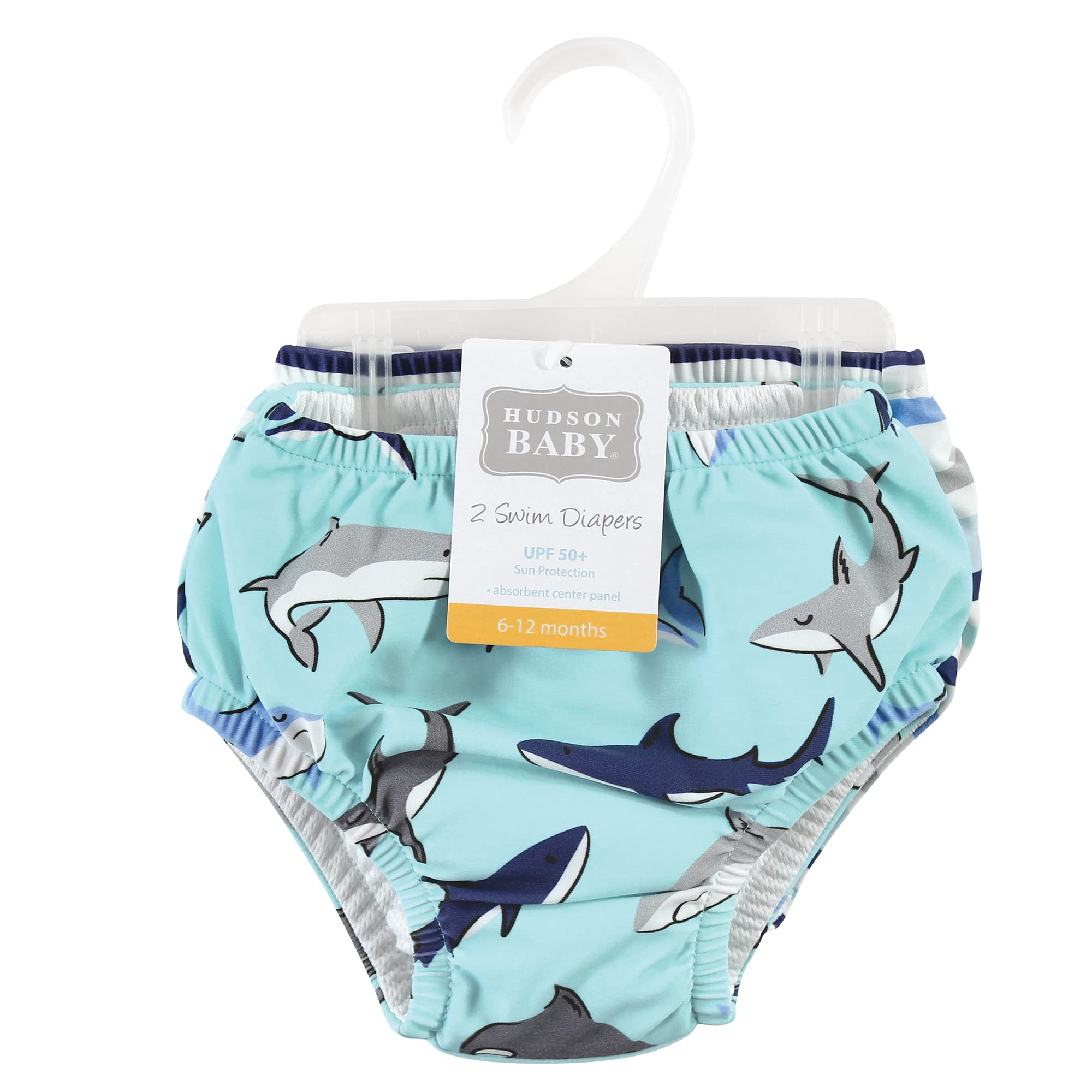Hudson Baby Swim Diapers - Shark Print for Toddlers | Pool & Beach