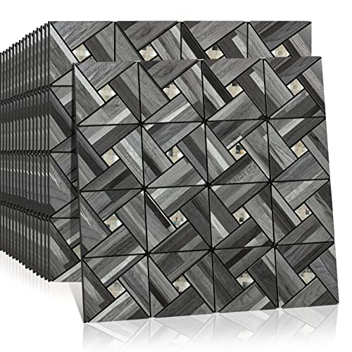 Black Grey Wood With Masonry