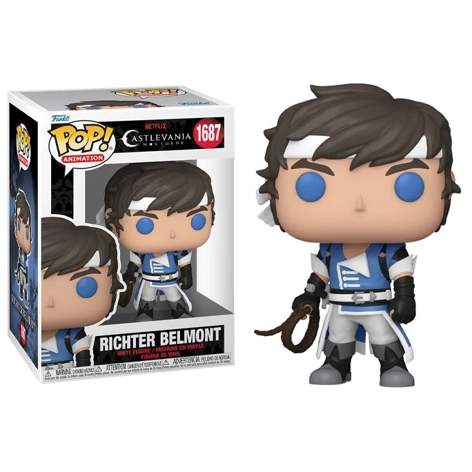 Castlevania: Nocturne Pop! Vinyl Figure - Richter Belmont Collectible [1687] | Perfect for Anime Fans, Gaming Decor & Gift for Halloween
