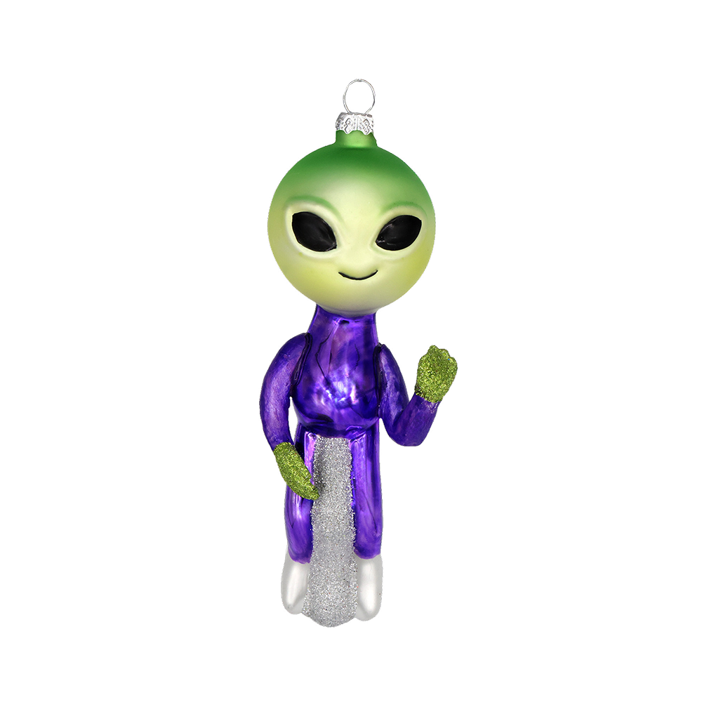 Alien Ornament - Unique Extraterrestrial Decor for Home, Office & Sci-Fi Fans | Perfect for Halloween, Christmas & Space-Themed Parties