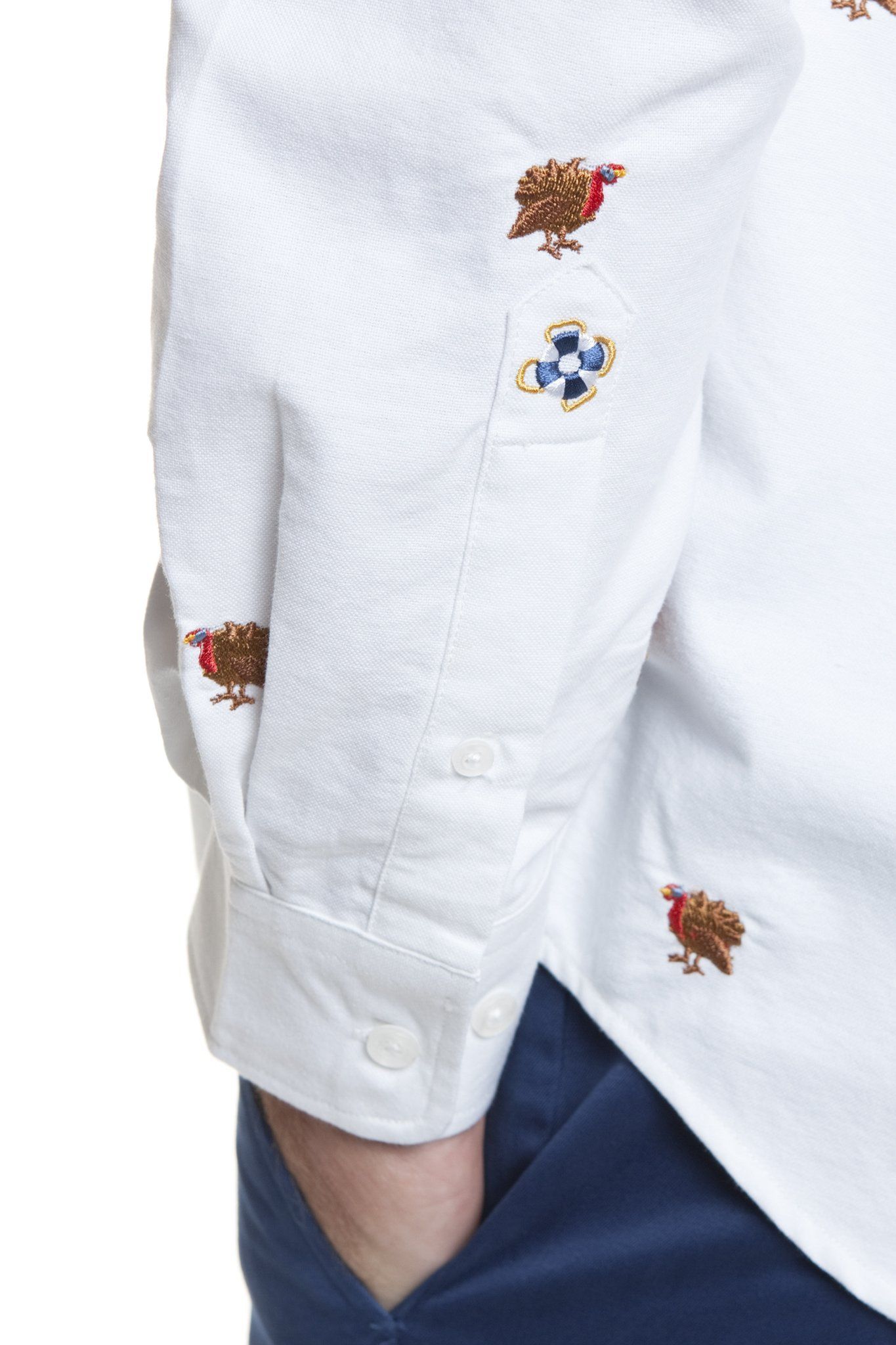 Men's White Oxford Shirt by Straight Wharf - Classic Button Down Dress Shirt for Business, Casual & Formal Wear - Perfect for Office, Weddings & Special Occasions