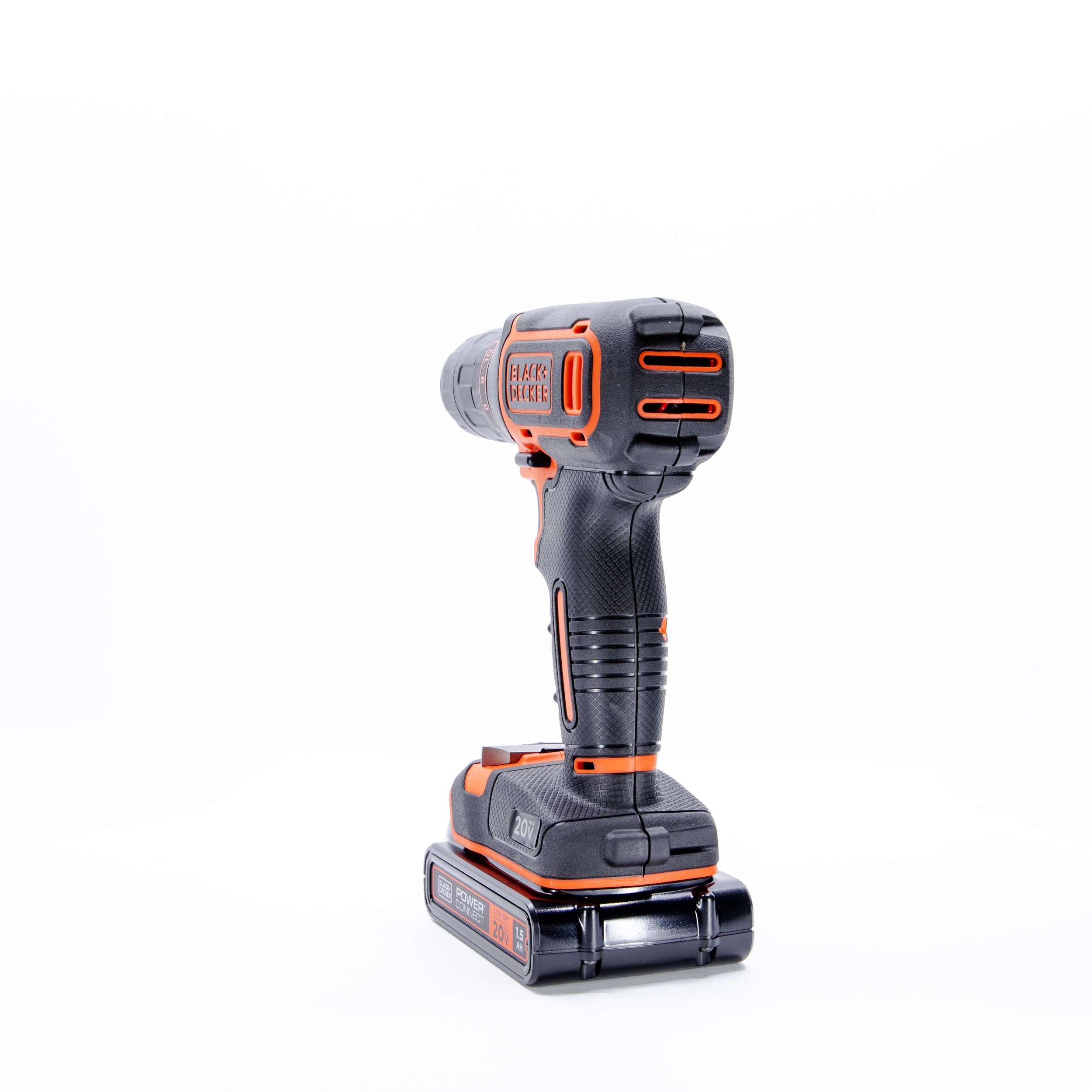 20V MAX Cordless 3/8 Inch Drill Driver Kit with Lithium Ion Battery & Charger - Perfect for DIY Home Projects, Woodworking, and Professional Construction Work