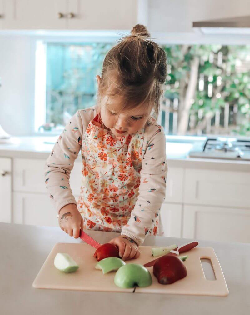 Kiddi Kutter Safe Kids Knife - Orange Plastic Safety Knife for Children | Perfect for Cooking, Baking & Food Prep Activities with Kids