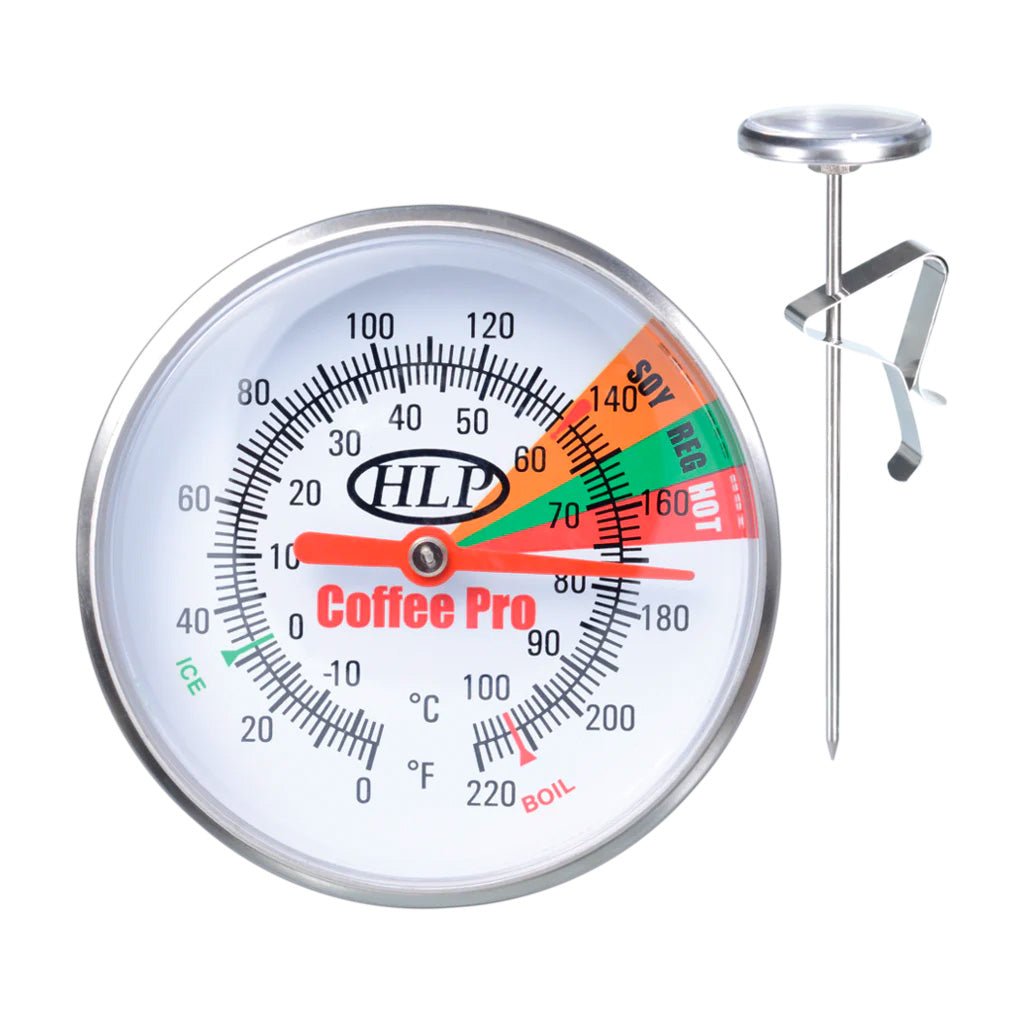 HLP Coffee Pro Digital Short Thermometer - Instant Read for Espresso, Latte & Home Brewing - Perfect for Baristas & Coffee Enthusiasts