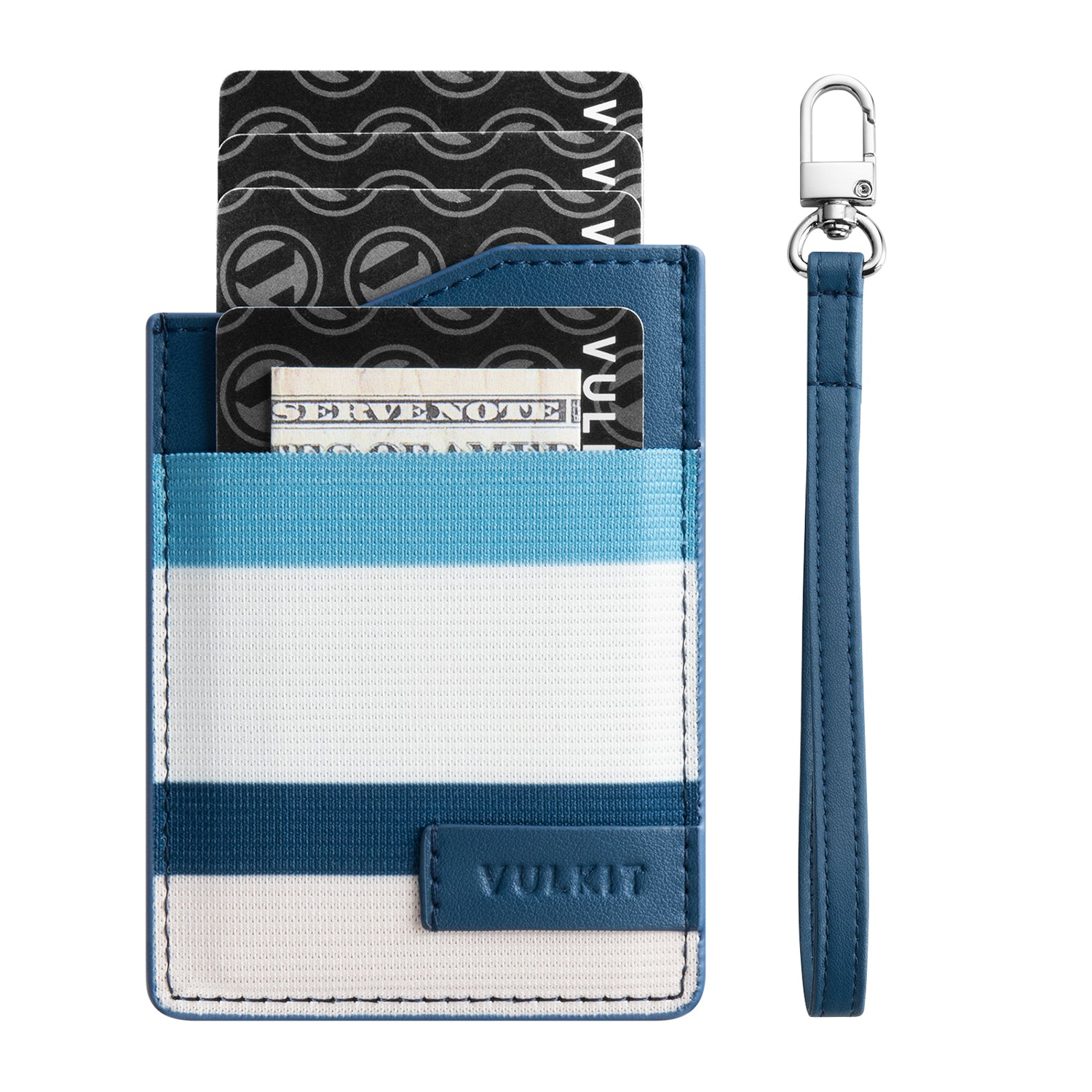 VW114 RFID Blocking ID Badge Holder with Adjustable Lanyard - 3 Card Slots for Student ID, Bus Pass & Work Permit - Perfect for School, Office & Public Transport Security