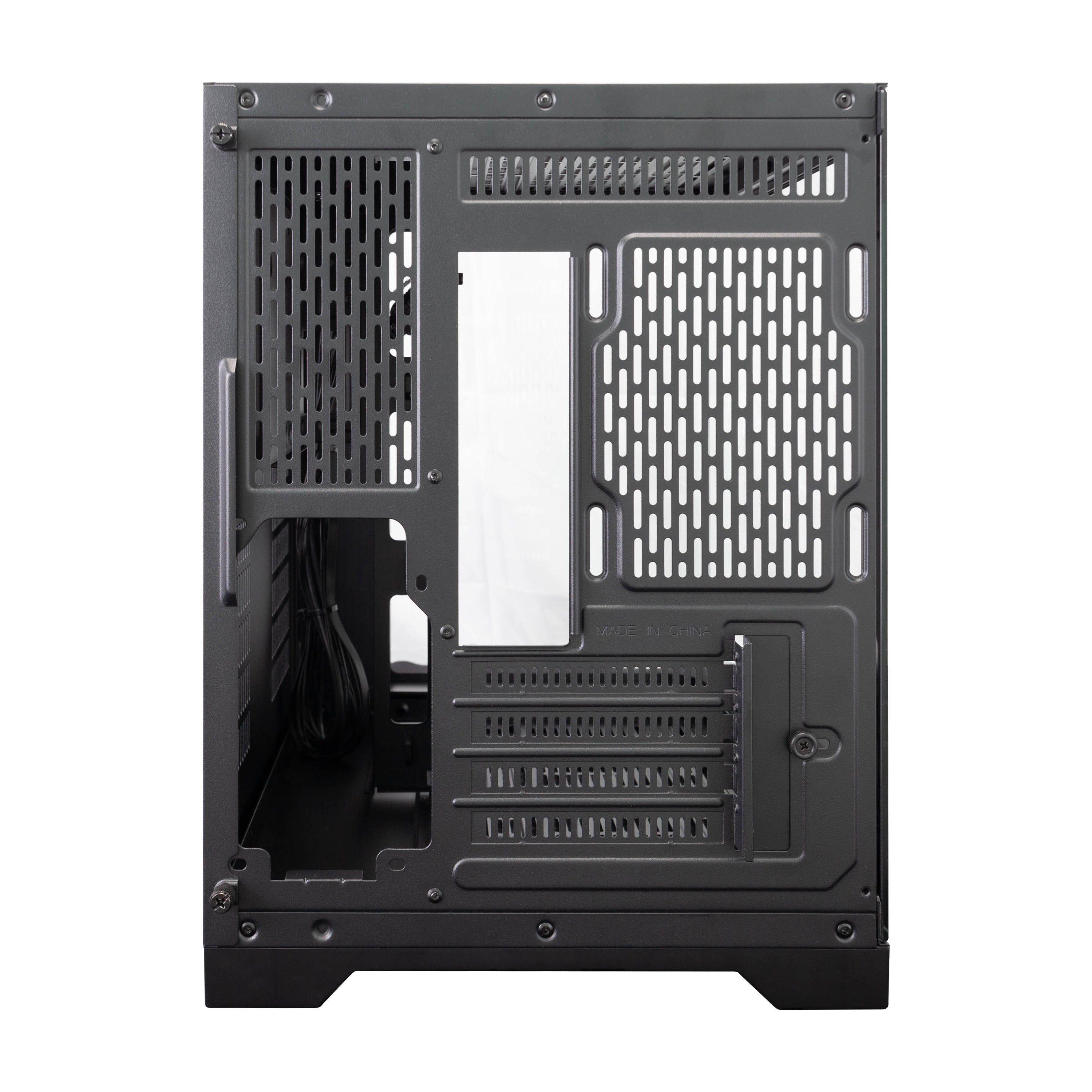 1st Player UV5 M ATX ITX PC Gaming Case - Compact Black Computer Case for High-Performance Gaming Rigs, Perfect for Small Form Factor Builds and Home Office Setups