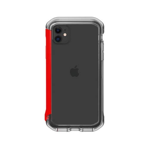 Clear/Solid Red