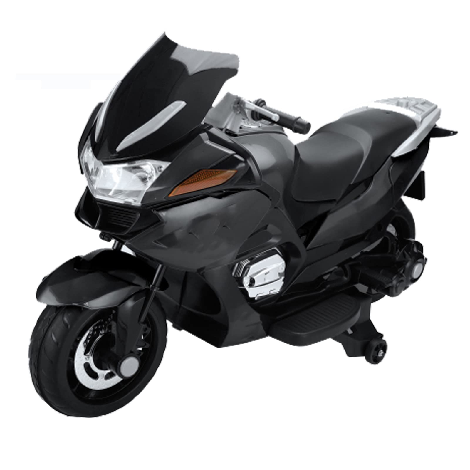 12V Kids Electric Motorcycle with LED Lights & Music - Ride On Toy for Boys Girls 5-8 - Outdoor Play