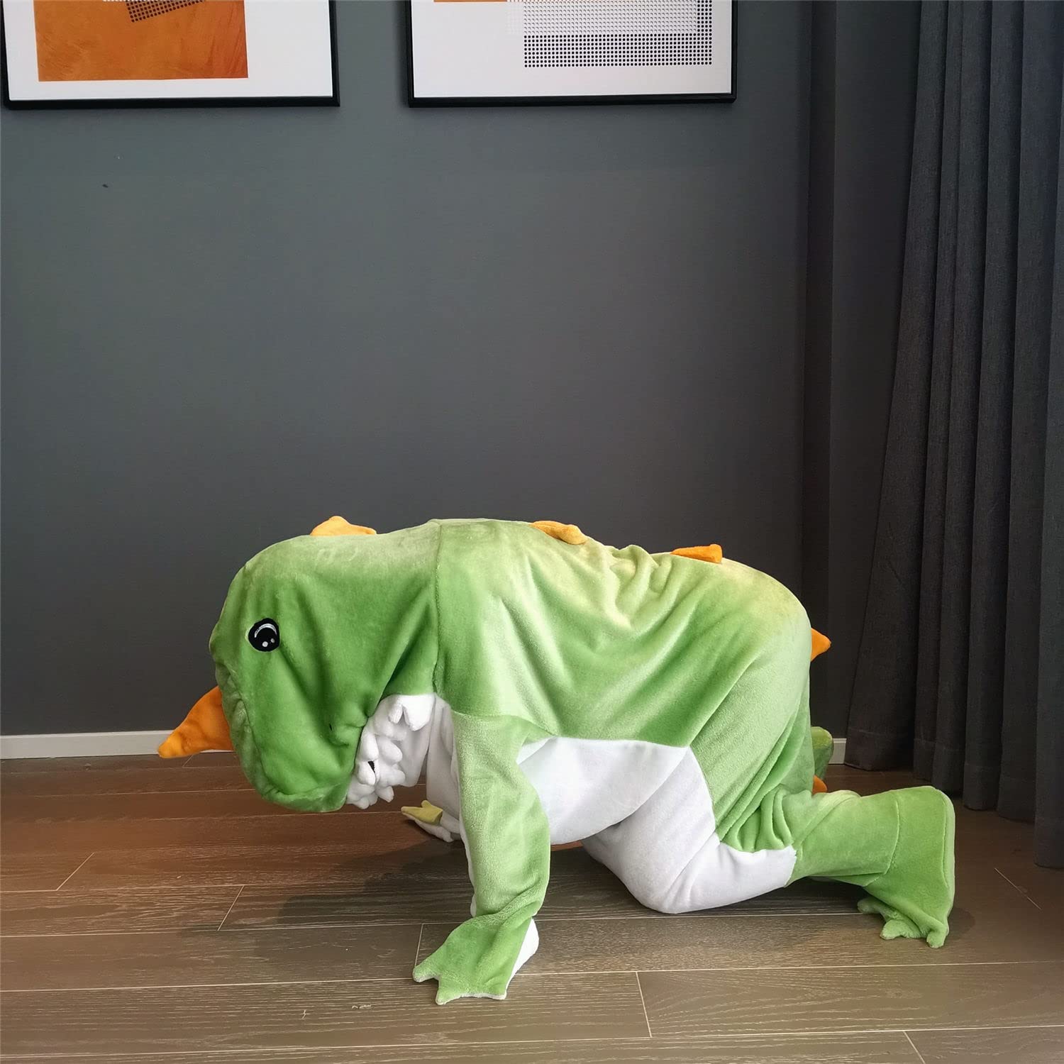 Soft Dinosaur Blanket Sleeping Bag for Kids & Adults - Cozy Fleece Animal Blanket for Camping, Sleepovers, Movie Nights, and Indoor/Outdoor Use