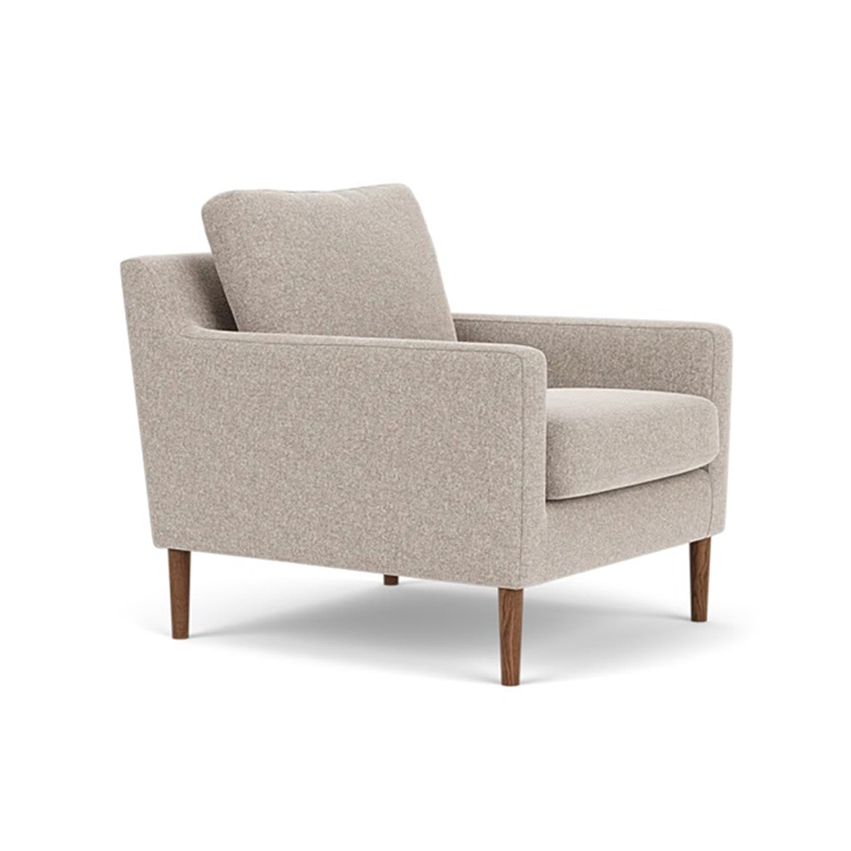 Astha Fabric Armchair - Modern Upholstered Accent Chair for Living Room, Bedroom & Office - Comfortable Lounge Chair with Soft Fabric & Sturdy Frame