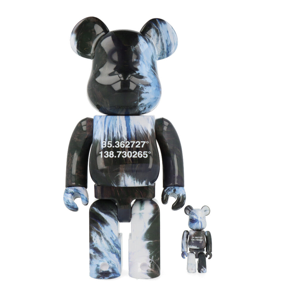 400% + 100% Bearbrick Benjamin Grant Fuji Mount Art Toy Figure - Collectible Designer Vinyl Bearbrick for Home Decor & Office Display