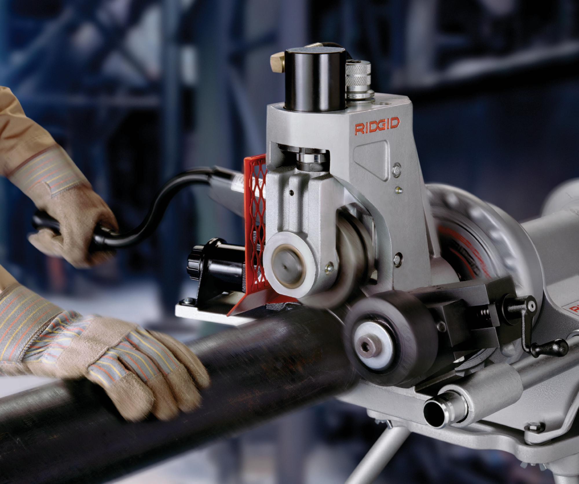 Ridgid 918 Roll Groover 48297 - Heavy Duty Pipe Grooving Tool for HVAC, Plumbing, and Industrial Piping Systems
