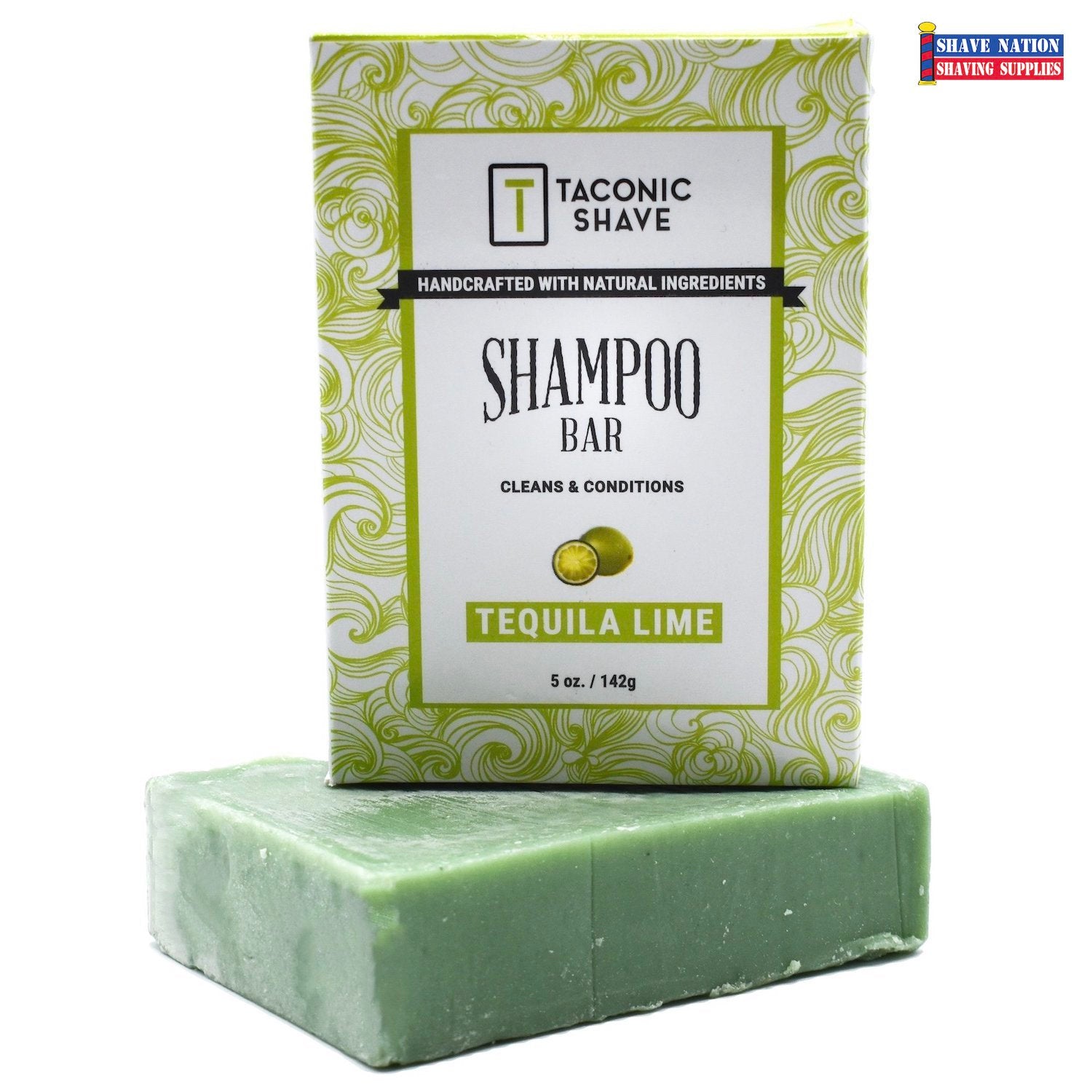 Natural Taconic Shampoo Bar with Tequila Lime Scent - Sulfate Free & Eco-Friendly for Travel, Camping & Zero Waste Lifestyle