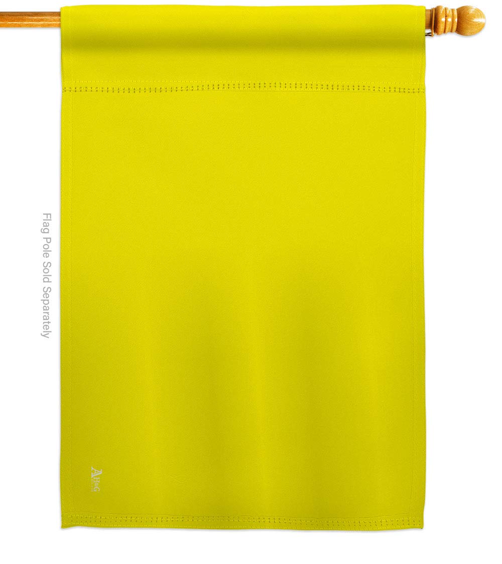 Americana Home & Garden Yellow House Flag - Double-Sided Open for Business Banner - Made in USA - Perfect for Storefronts, Retail Shops & Yard Decorations