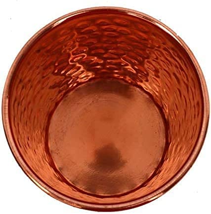 Pure Copper Drinkware Set - 5 Liter Copper Water Pot with 2 Glasses | 3-Piece Copper Water Container Set for Ayurveda & Wellness | Perfect for Home, Office & Yoga Retreats