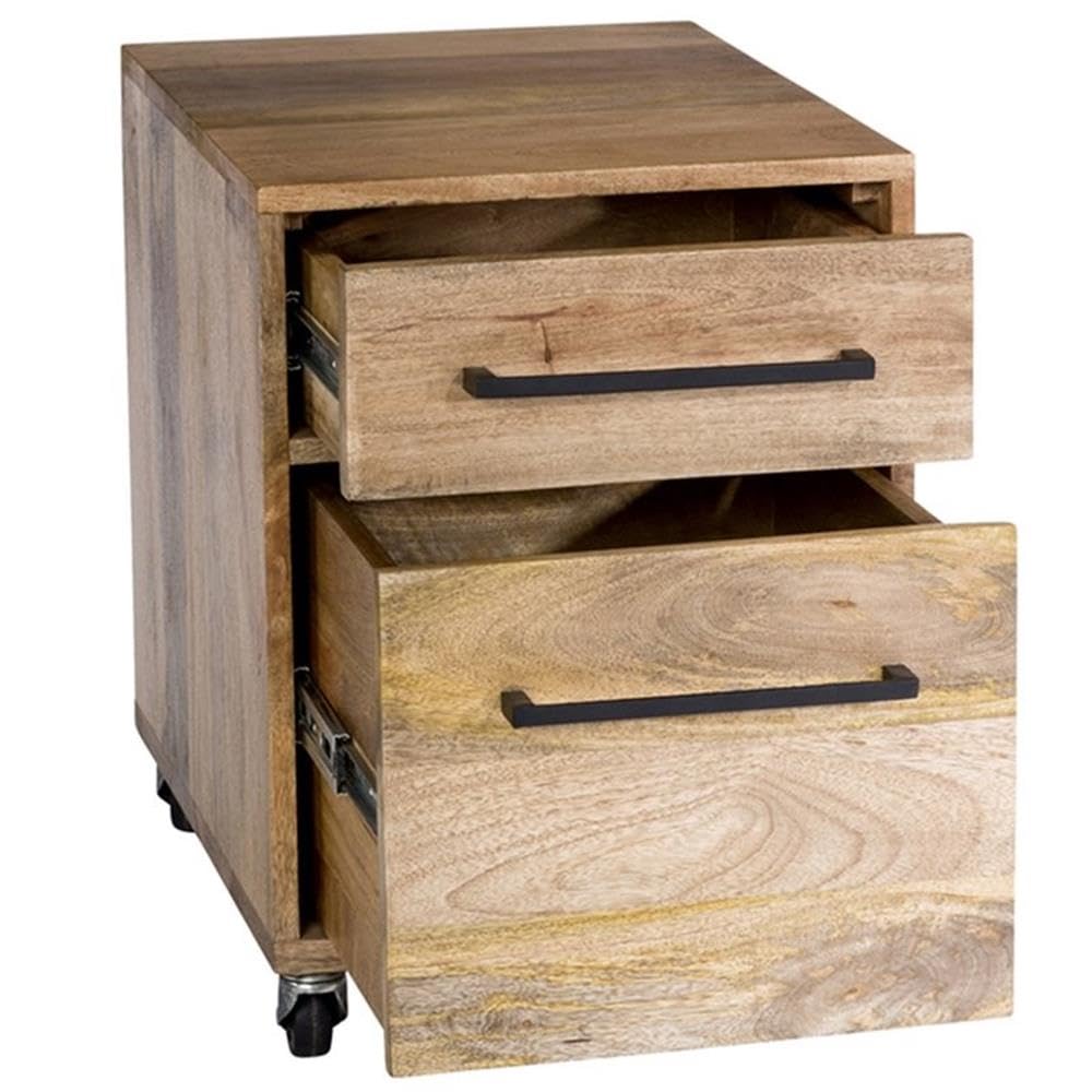 Moe's Home Collection Colvin Cabinet - Natural Wood Storage Cabinet for Living Room, Bedroom & Kitchen | Organize Home Decor, Books & Essentials