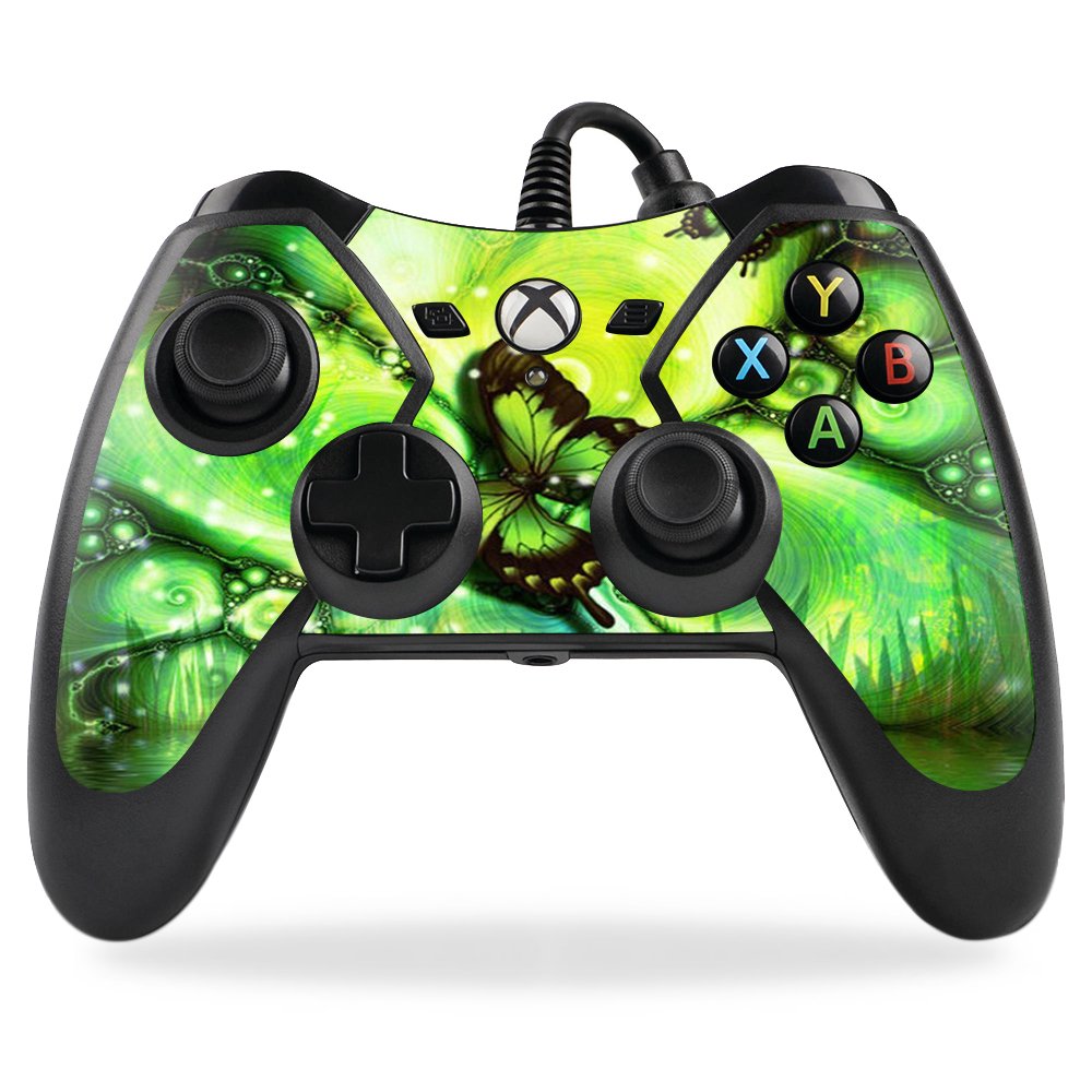 PowerA Pro Ex Xbox One Controller Skin Wrap - MightySkins Mystical Butterfly Design | Protective Cover for Gaming Enthusiasts | Perfect for Xbox One, Xbox Series X/S Controllers | Great Gift for Gamers | Use for Gaming Tournaments, Streaming, and Everyday Play