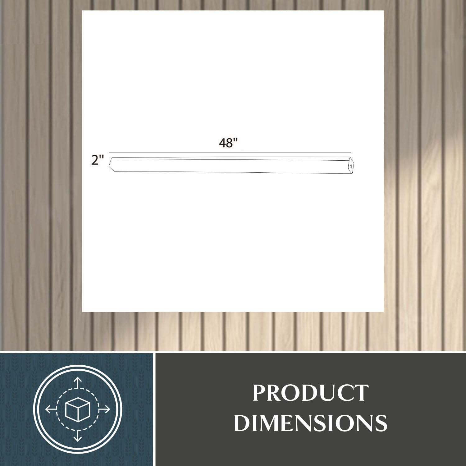 VAXCEL 48 Inch Connectable LED Hardwired Utility Strip Light - 2000 Lumens Bright White Light for Kitchen, Garage, Workshop & Under Cabinet Lighting