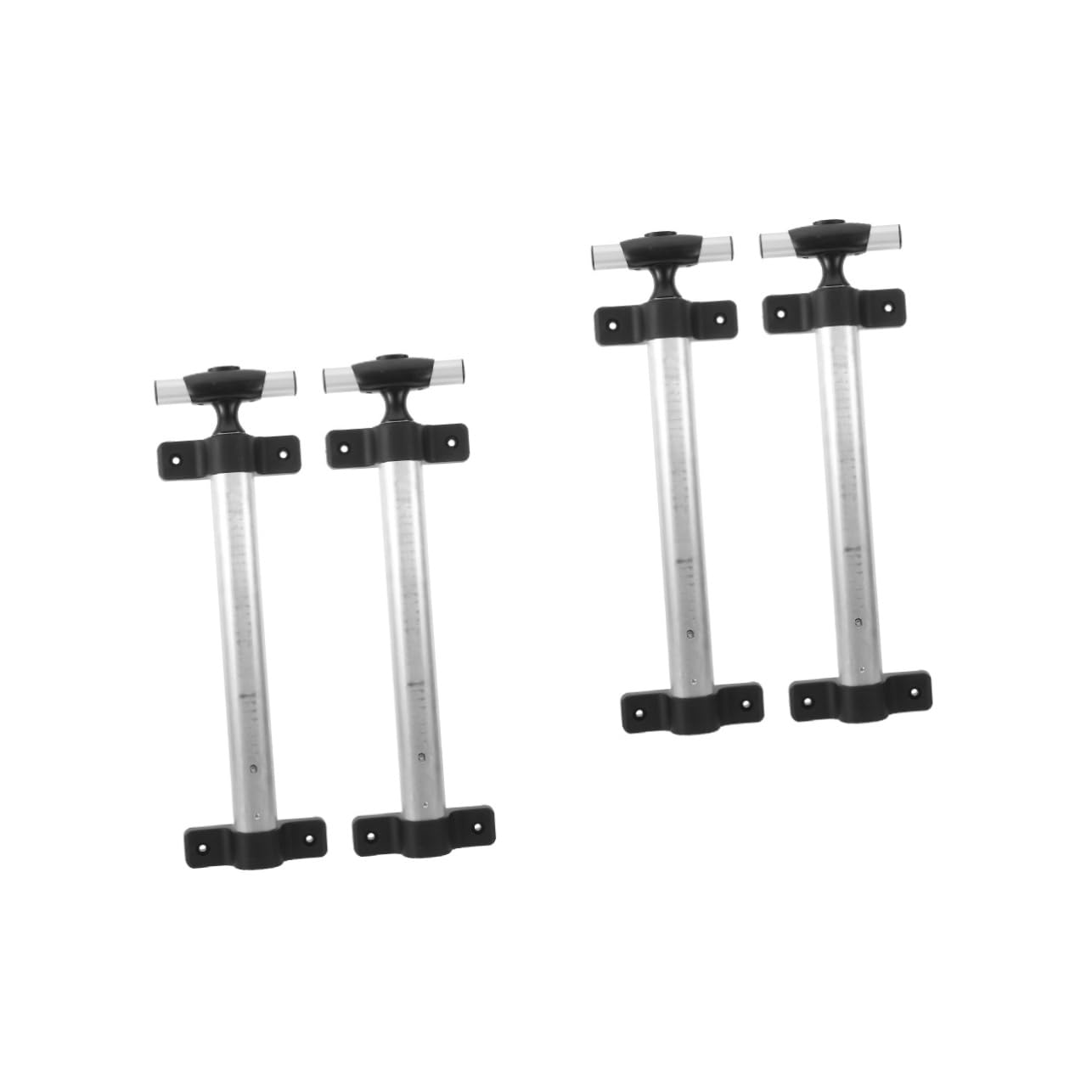 Toddmomy 4-Piece Aluminum Suitcase Handle Replacement Set - Durable Trolley Luggage Pull Handle Accessories for Travel, Business Trips & Vacations