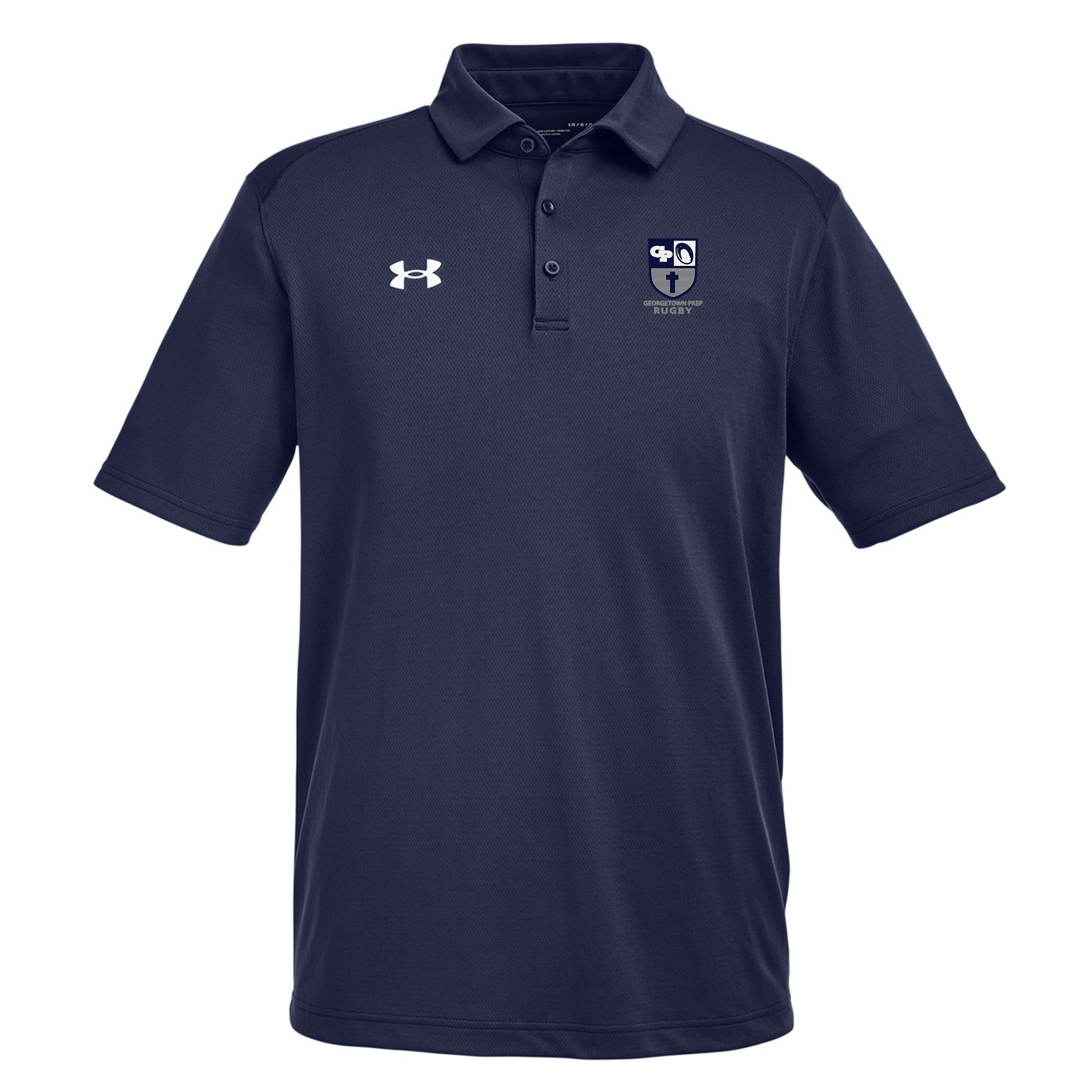 Georgetown Prep Tech Polo Shirt for Men - Moisture-Wicking, Breathable Performance Fabric - Perfect for Golf, Tennis & Casual Wear
