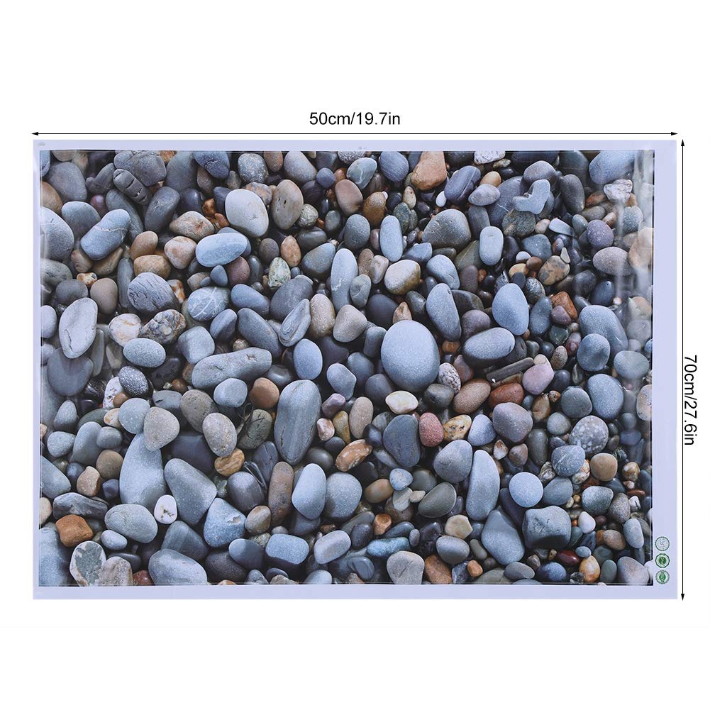 3D Cobblestone PVC Wall Sticker - Waterproof Bathroom Floor & Wall Decals for Home, Corridor, Kitchen - Easy Peel & Stick DIY Home Decor Upgrade