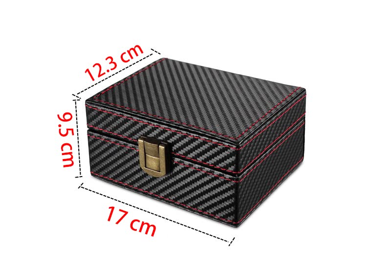 Premium Faraday Box for Car Key Fob Protection - RFID Signal Blocking Faraday Cage (Large Size, Black Carbon) | Prevent Car Theft & Protect Credit Cards from Electronic Pickpocketing | Ideal for Travel, Parking & Home Security