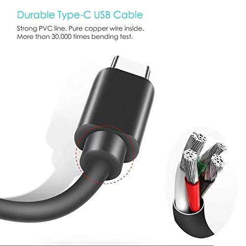 Fast USB Type C Charger for Kids Tablet & Android Devices - Compatible with Amazon Kindle Fire (2019-2023 Models, 9th-12th Gen) & Kids Pro Plus Tablets - High-Speed Charging Cable for Home, School & Travel Use