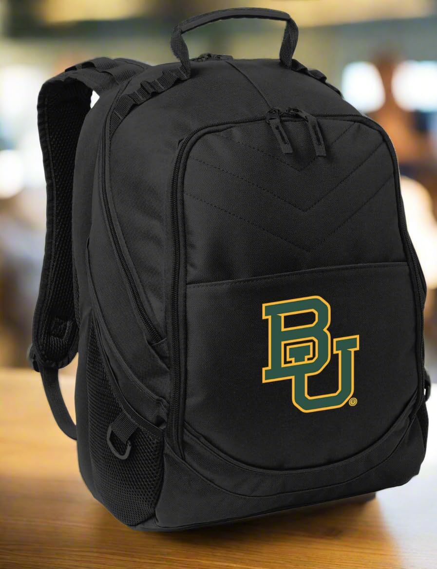 Baylor University Laptop Backpack - Durable 15.6 Inch College Computer Bag for Students, Travel & Work | Water-Resistant School Bookbag with USB Charging Port