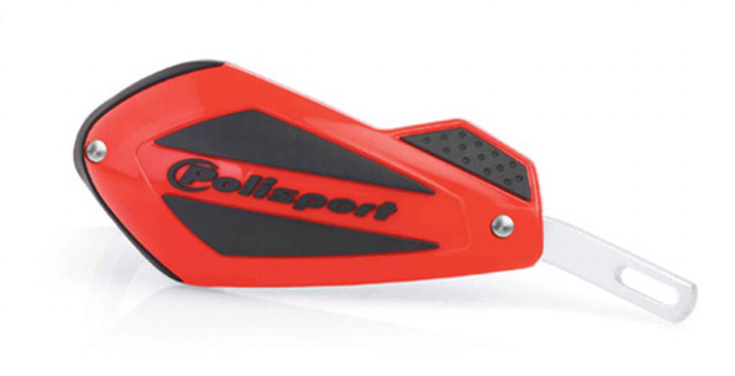 Polisport Shield Hand Guard - Red (8304900007) | Dirt Bike & ATV Hand Protection for Off-Road Riding & Motocross Racing