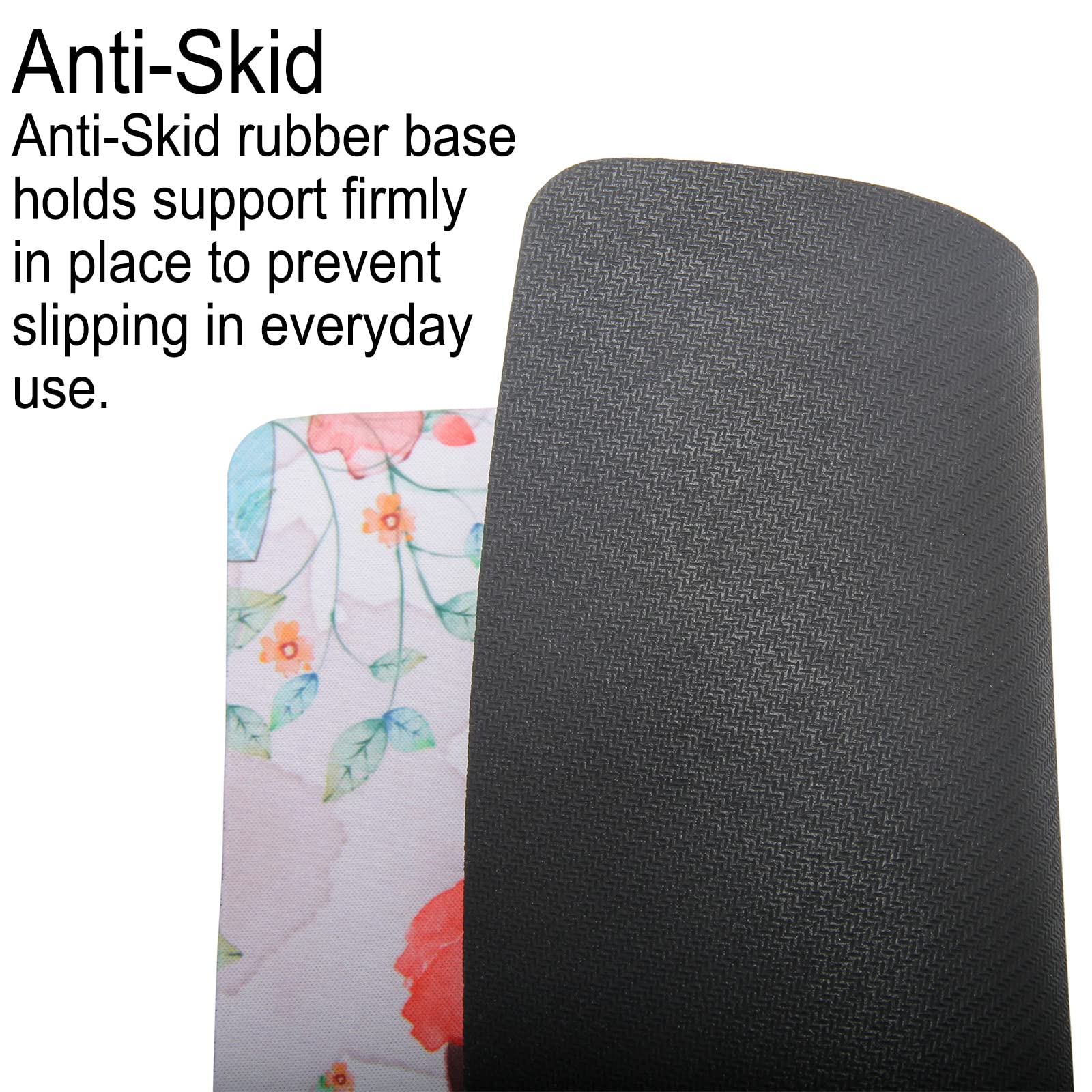 Premium Non-Slip Gaming Mouse Pad with Rubber Base - Butterfly & Floral Design (9.5