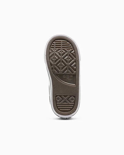 Converse Kids Chuck Taylor All Star Dinosaur Hook & Loop Black/White Sneakers - Comfortable Casual Shoes for Boys & Girls, Perfect for School, Play & Everyday Wear