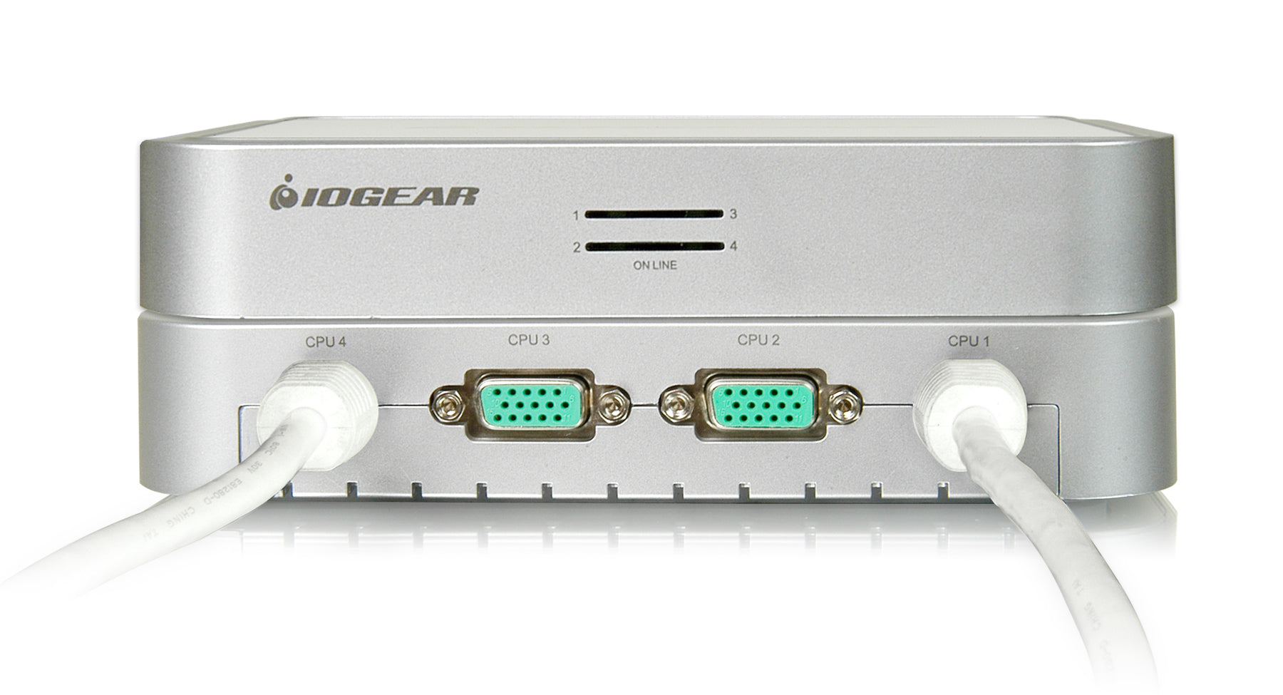 4 Port VGA USB KVM Switch with Audio & Cables - Control 4 Computers with 1 Monitor, Keyboard & Mouse | Ideal for Office, Home & Server Room Setup