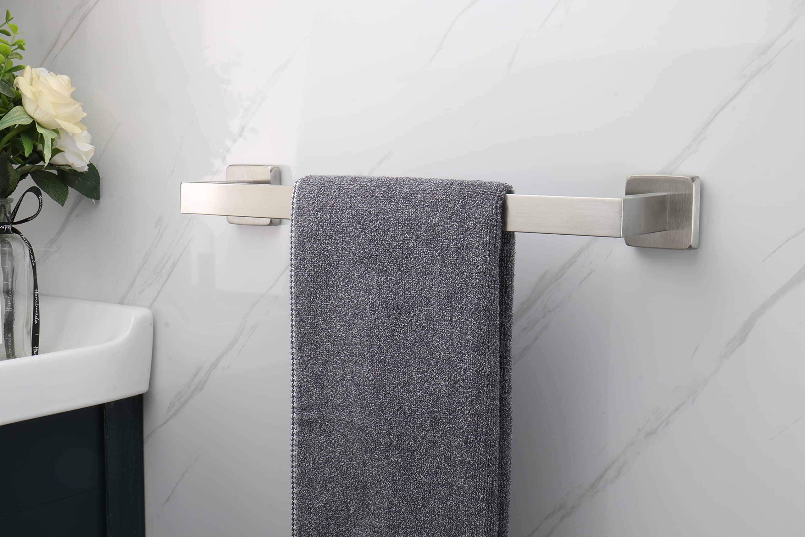 TocTen Heavy Duty Stainless Steel Towel Rack - 16
