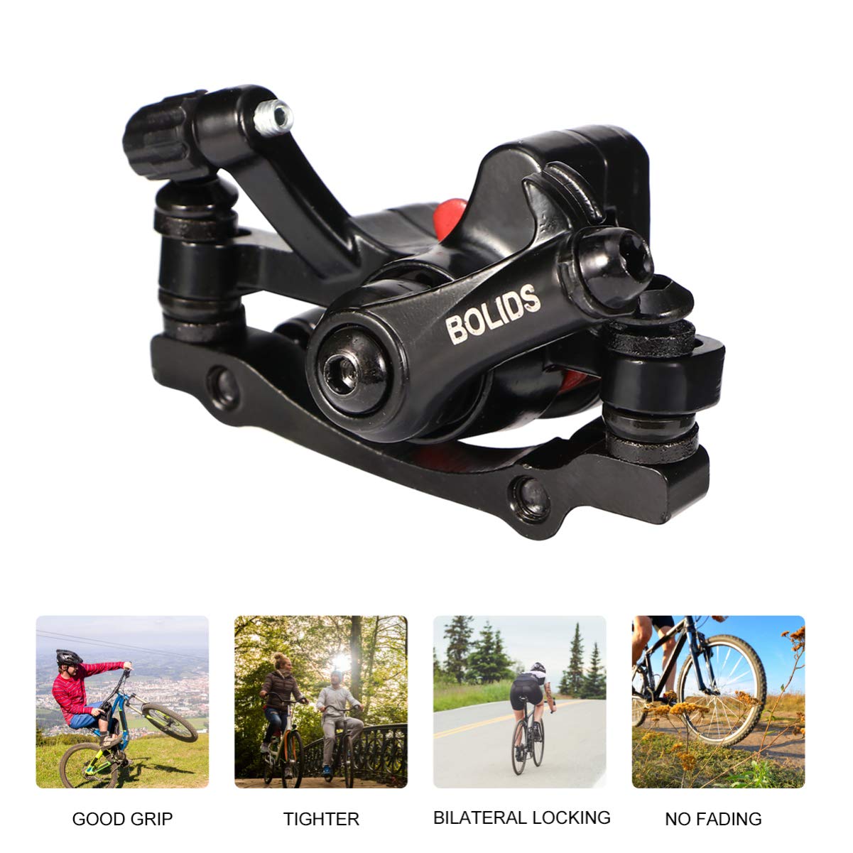 Mountain Bike Disc Brake Caliper - Front & Rear Hydraulic Disc Brakes for MTB, Road, Folding Bicycles | High-Performance Cycling Brake System for Commuting, Trail Riding & Urban Cycling