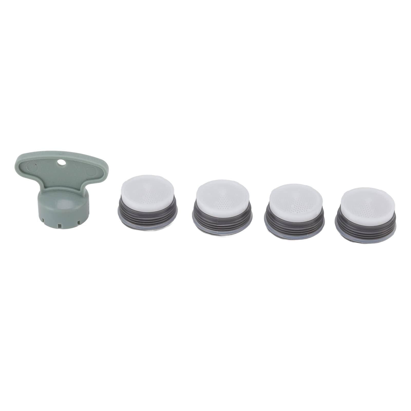 Garosa 5-Piece M20 Faucet Aerator Kit with Wrench - High Efficiency Water Saving Aerators for Kitchen & Bathroom Sink Taps - Perfect for Home Water Conservation & Low-Flow Fixture Replacement