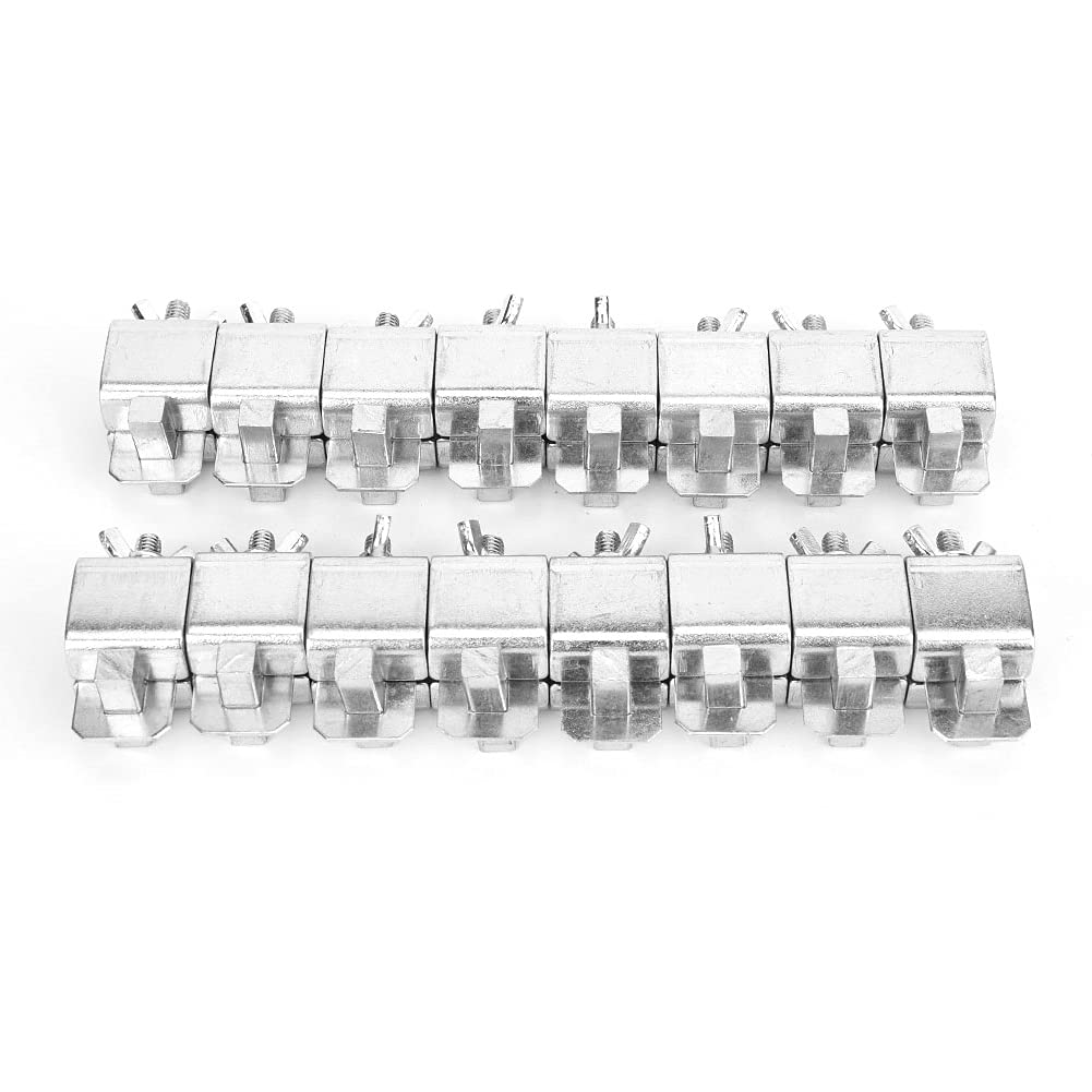 16pcs Heat Resistant Welding Clamps for Sheet Metal Butt Welding - Heavy Duty Truck & Auto Repair Tools - Perfect for Automotive Body Work, DIY Projects & Metal Fabrication