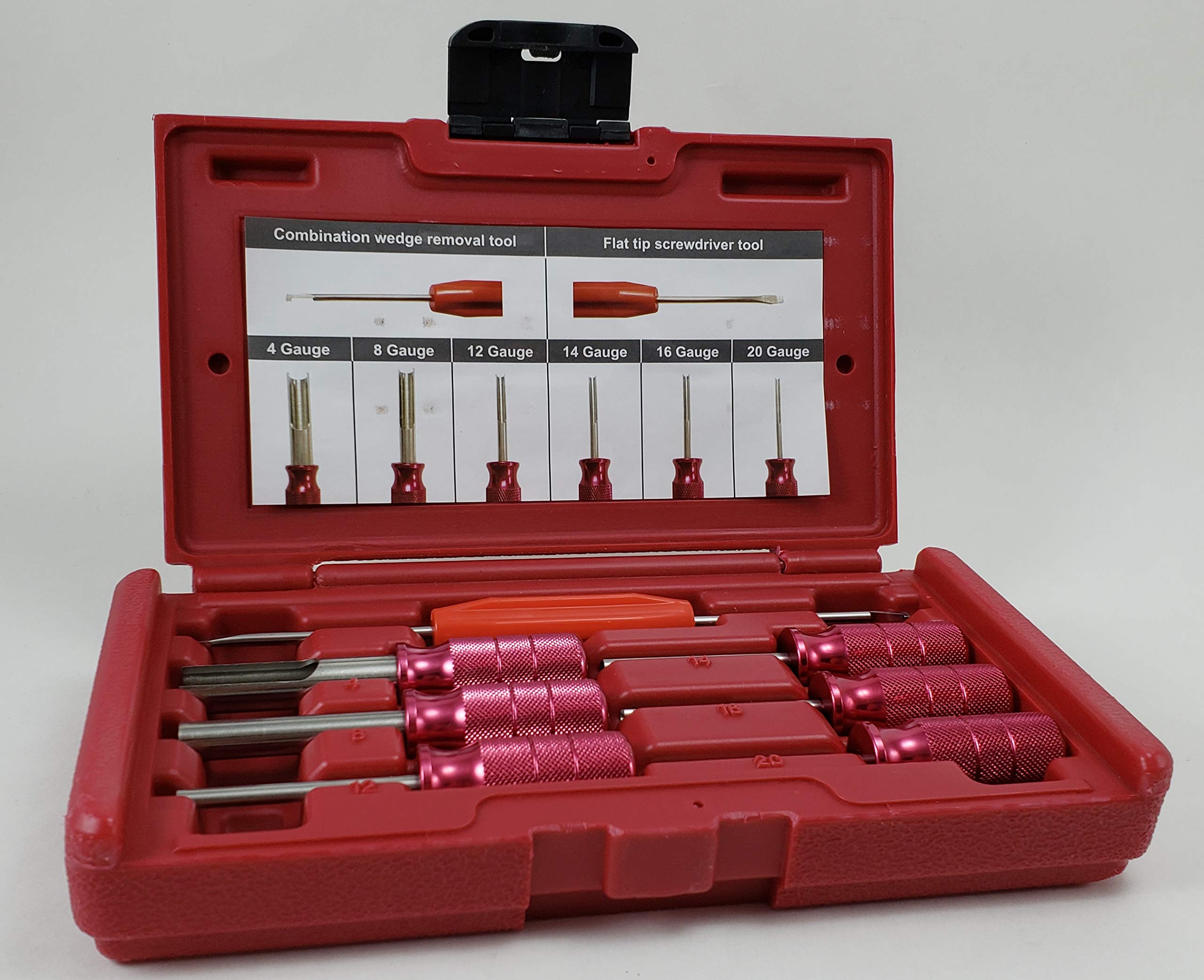 7-Piece Deutsch Connector Electrical Terminal Block Tool Kit - Professional Wiring & Electrical Repair for Automotive, Marine & Industrial Applications