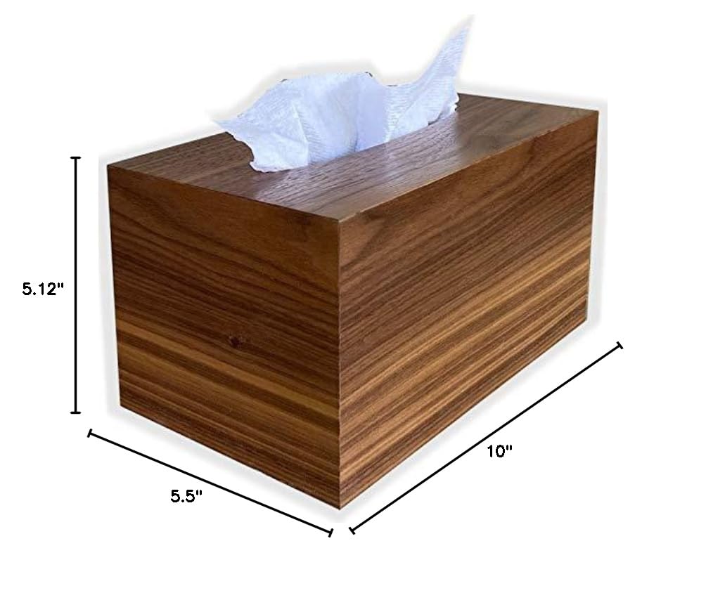 Kimberly Clark Kleenex Brand POP-UP Paper Hand Towel Box Cover & Dispenser - Walnut Finish for Bathroom, Kitchen & Office Use