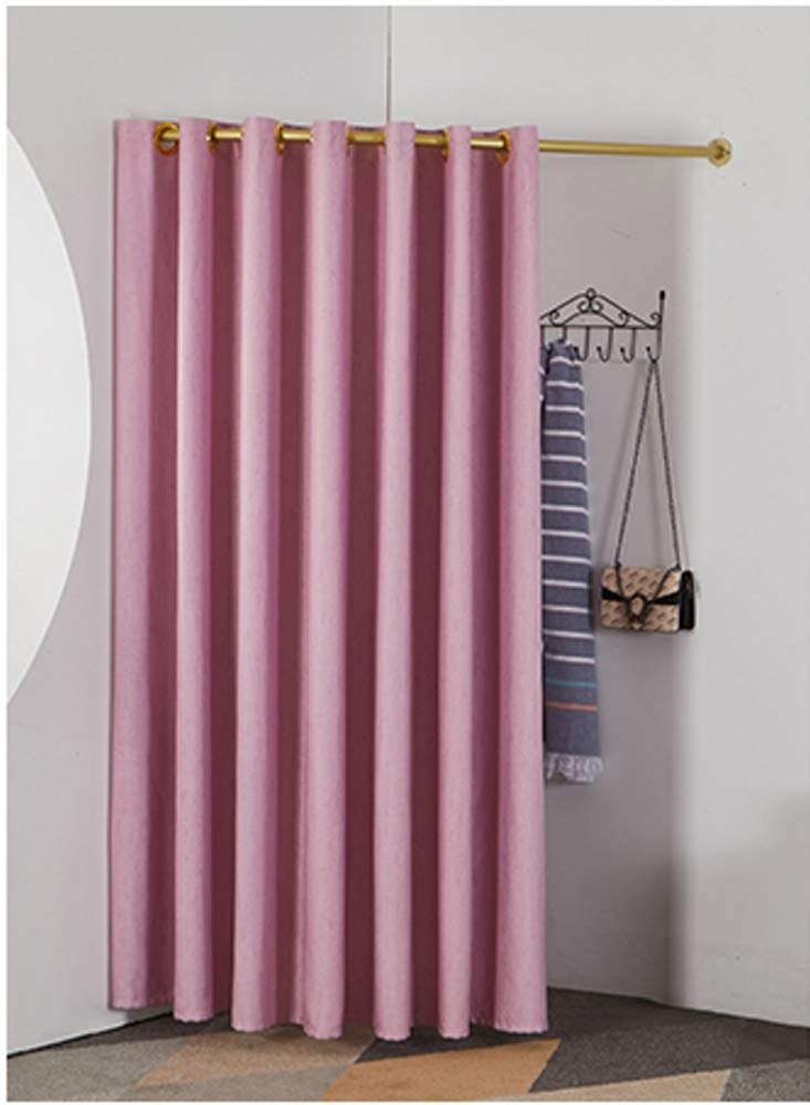 SYFZ-C-J Pink Fitting Room Curtain for Clothing Stores - 39