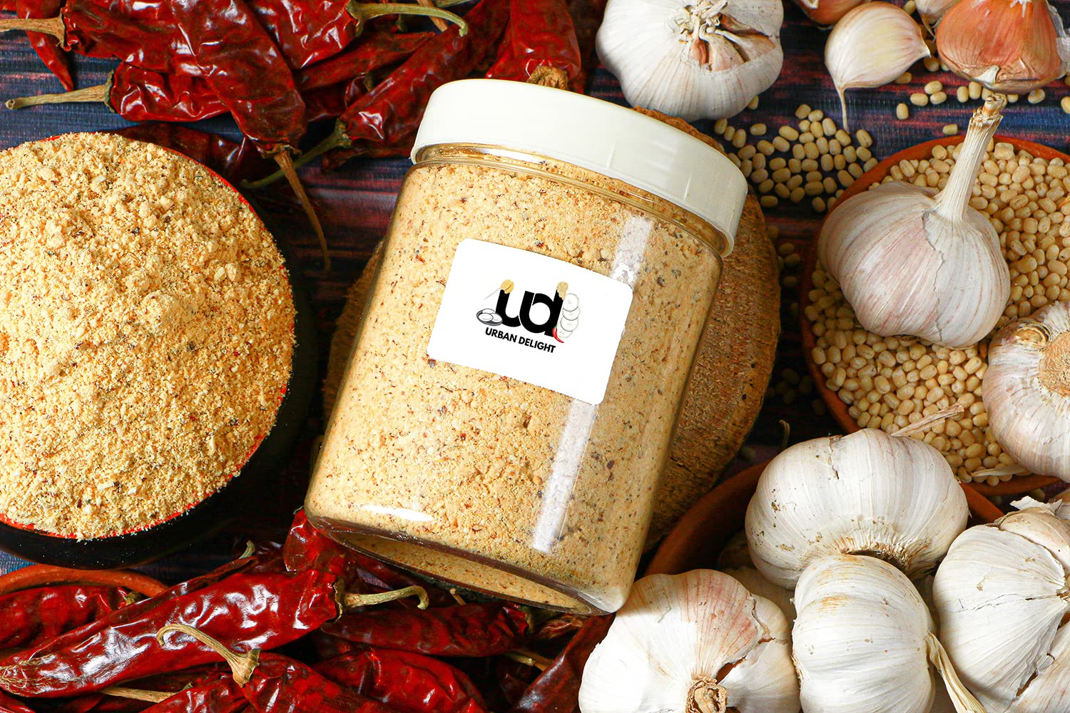 Organic Sun Dried Garlic Powder - Ready to Use, Instant Garlic Flavor (300g) | Premium Spice for Cooking, Baking & Seasoning | Perfect for Pasta, Pizza, Soups & Grilled Meats