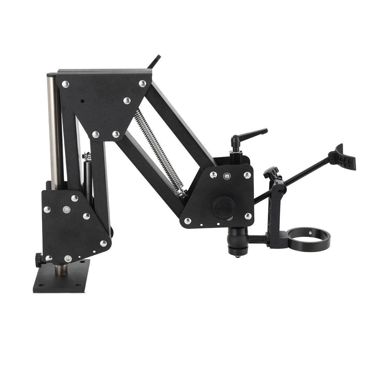 ECUTEE Multi-Directional Jewelry Microscope Stand - 85mm Hole Bracket for Diamond Inlay & Micro-Insert Work | Perfect for Jewelry Making, Watch Repair & Gemstone Setting